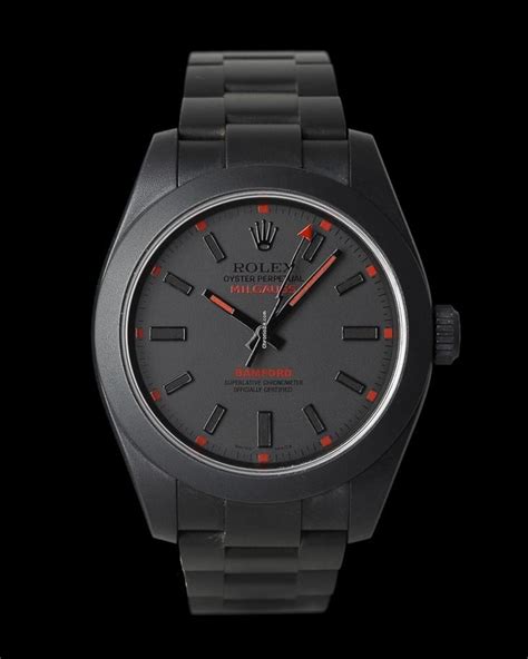 rolex milgauss bamford black nylon|rolex milgauss original.